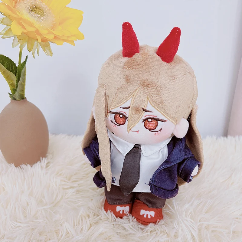 Anime Chainsaw Man Power Plush 20cm  Ƿ Ƿ  ̸ 峭 ҳฦ  峭 Anime Toy Figure Gifts