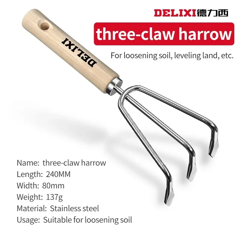 Three claw harrow