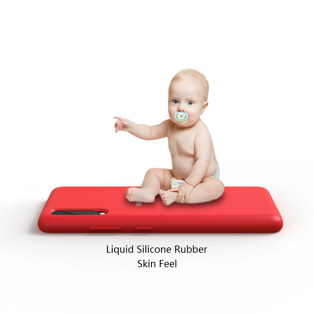 Silky Silicone Soft-Touch Back Protective Phone Case Cover