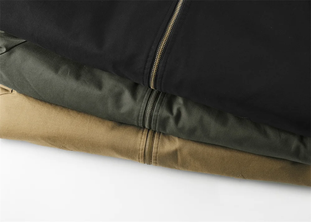 Herren Militärische Taktische Jacke Winddichte Thermo-Fliegerjacke Herbst Winter Fleece Gefütterte Arbeitskleidung Jacke Verdickter Reversmantel Herren – Detail 28