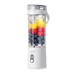 Rechargeable Portable Mini Blender and Juicer for Smoothies and Fresh Juice (WHITE)
