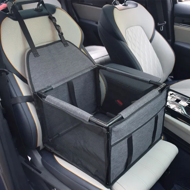 1pc Dog Car Mat Pet Safety Seat Anti-dirt Waterproof Pet Car Bag Dog Bed Inside The Car Pet Mesh Hanging Bag Gift Oxford Cloth 5