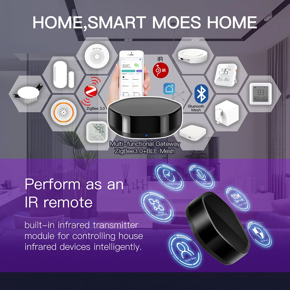 gateway com 38k ir controle remoto via alexa casa do google 01