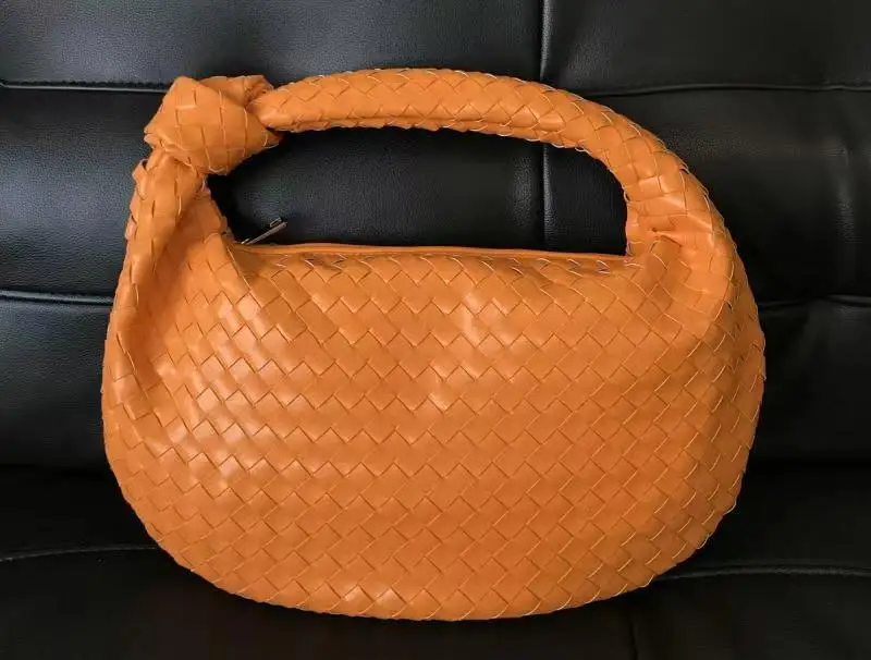 2022 Fashion Handmade Woven Bag Luxury Woven Leather Printed Shoulder Bag Lady Crossbody Hobo PU Knotted Handle Casual Handbag 