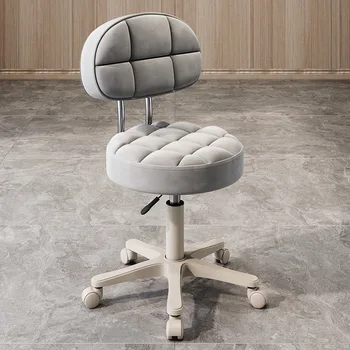Sedia Moderna per Salone di Bellezza, Sedia Girevole per Parrucchiere, Sgabello per Trucco, Arredamento per Salone
