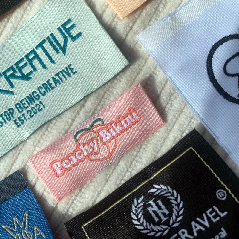 1000pcs Handmade Woven Labels For Clothing Care Label Personalized Logo Washable Garment Tags Sewing Accessorie 21082702 Synthetic Leather Fabric & Sewing Supplies