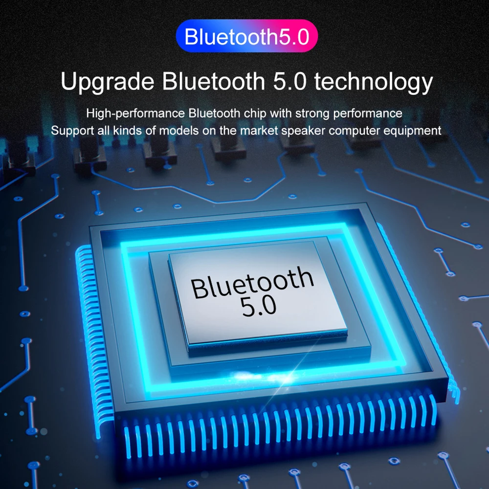 KEBIDUMEI 블루투스 5.0 수신기(NFC 3.5mm 잭 포함) 2RCA USB HiFi 스테레오 오디오 어댑터 수신기(PC 자동차 스피커 증폭기용) Bluetooth 5.0 ReceiverNFC 3.5