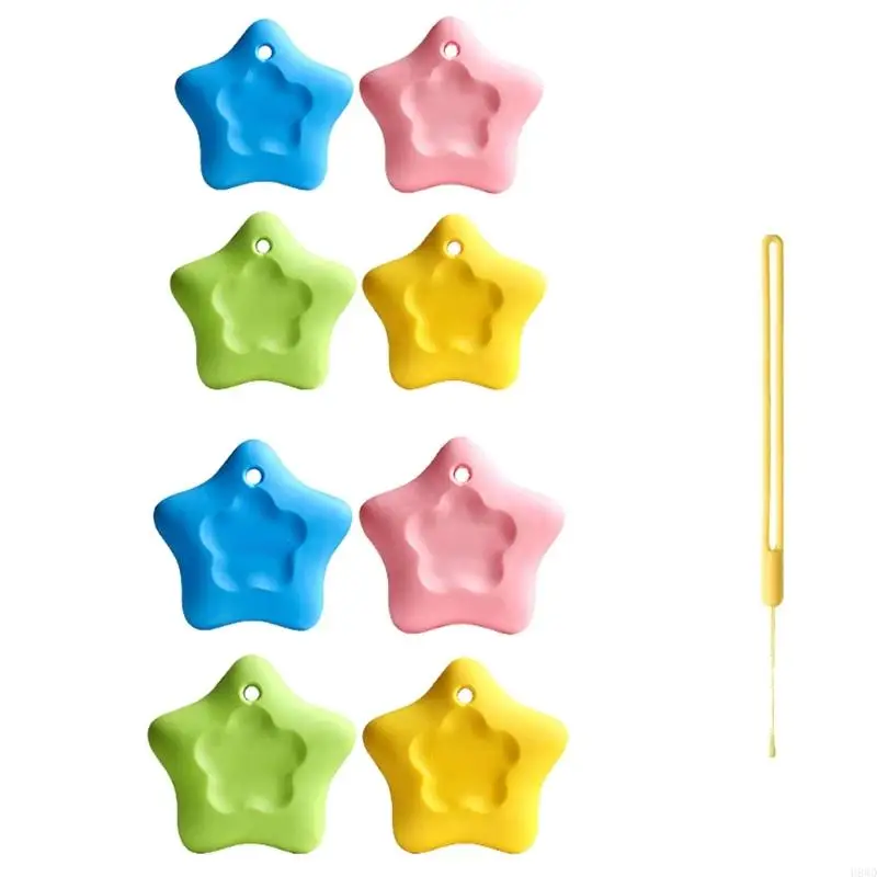 Confezione di gomme da cancellare a forma di stella per materiale didattico - immagine 2