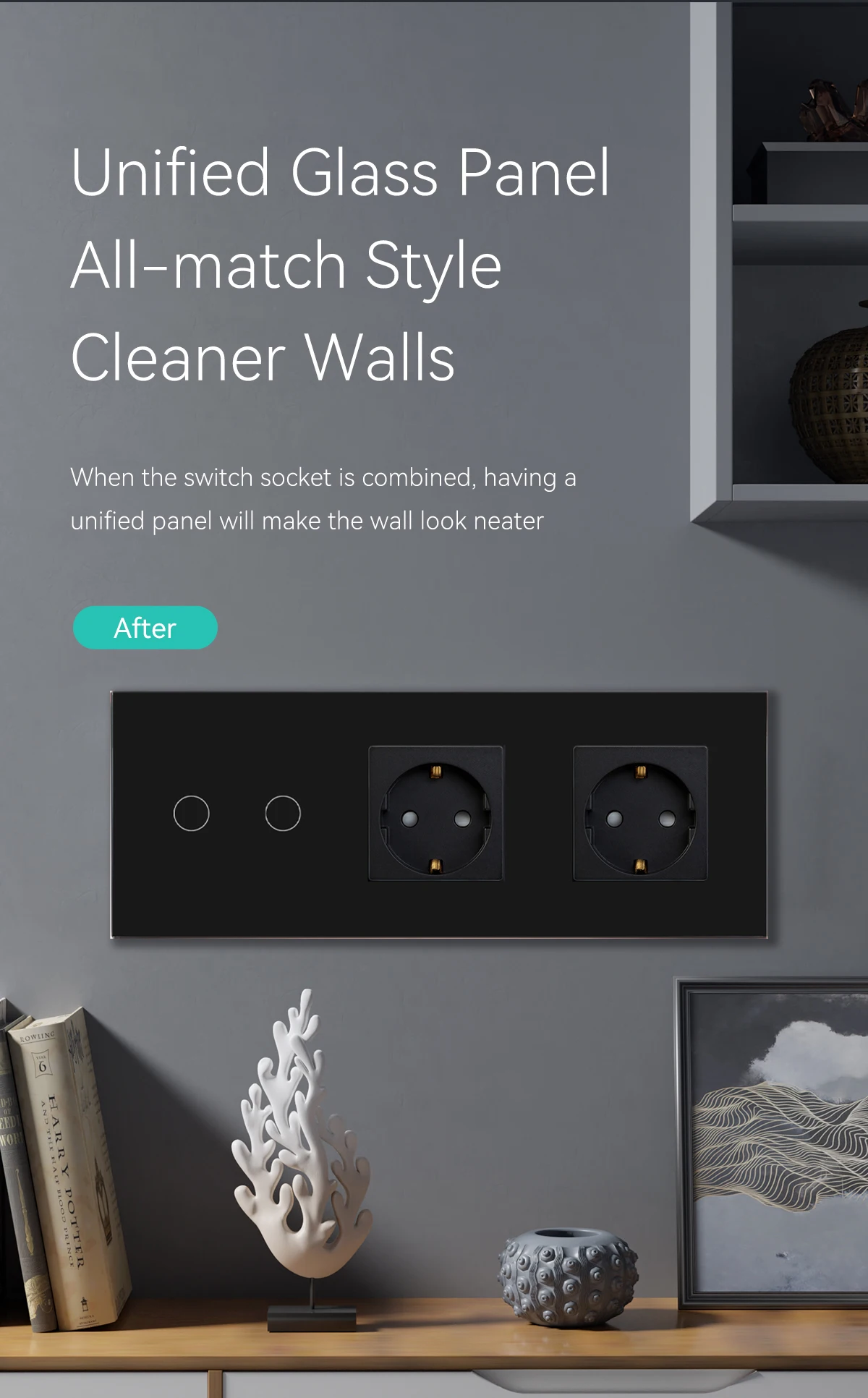 branco, dourado, vidro, parede, luz led