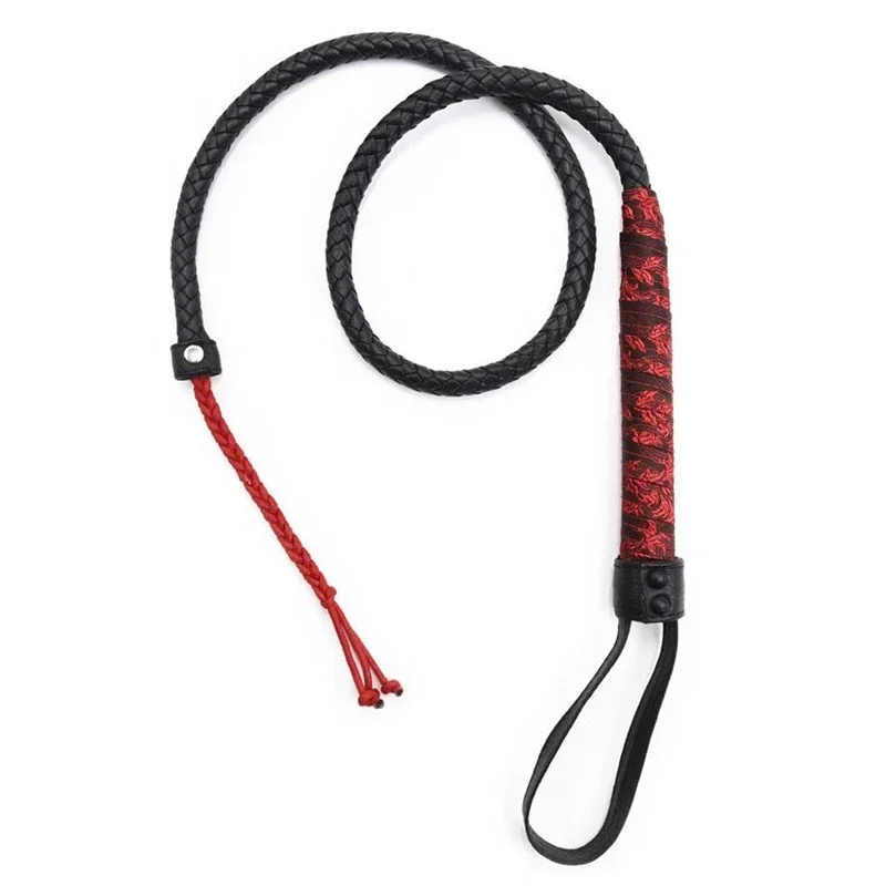 Equestrian Whip Hand Made Leather Bull Whip 8 Plait