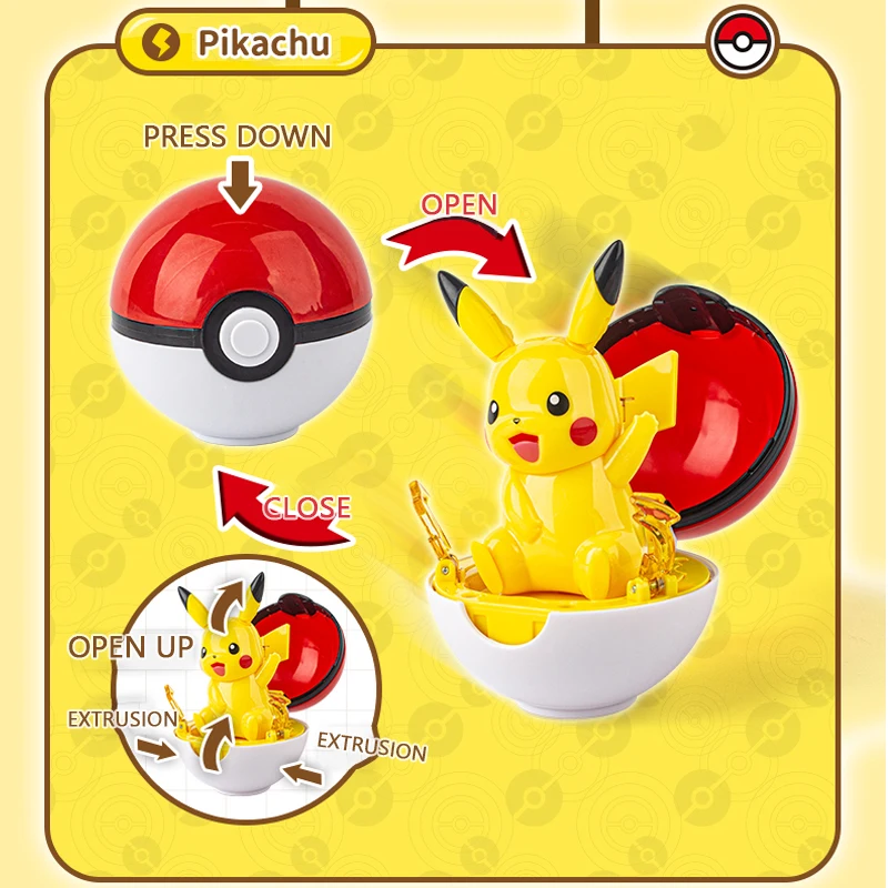 Pokémon Anime Pikachu e Pokebola - Comprar em Lojas EV