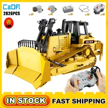 

Cada City Technical Rc Bulldozer Engineering Car Model Building Blocks Remote Control Truck Moc Bricks Toy For Children Gifts