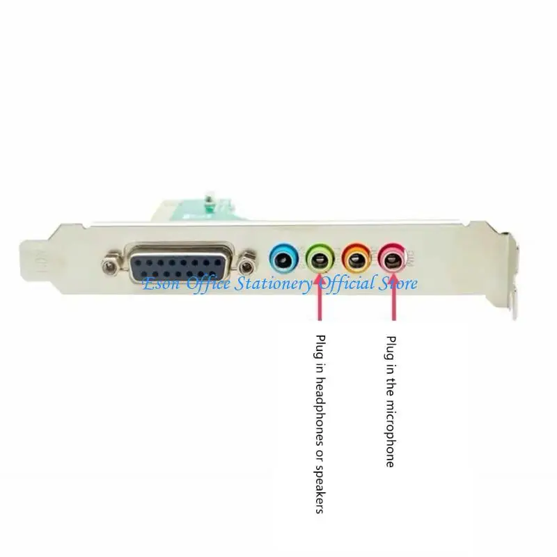 G8DC PCI 사운드 카드 4.1 채널 컴퓨터 데스크탑 사운드 카드 게임 액세서리 용 내부 사운드 카드 스테레오 서라운드