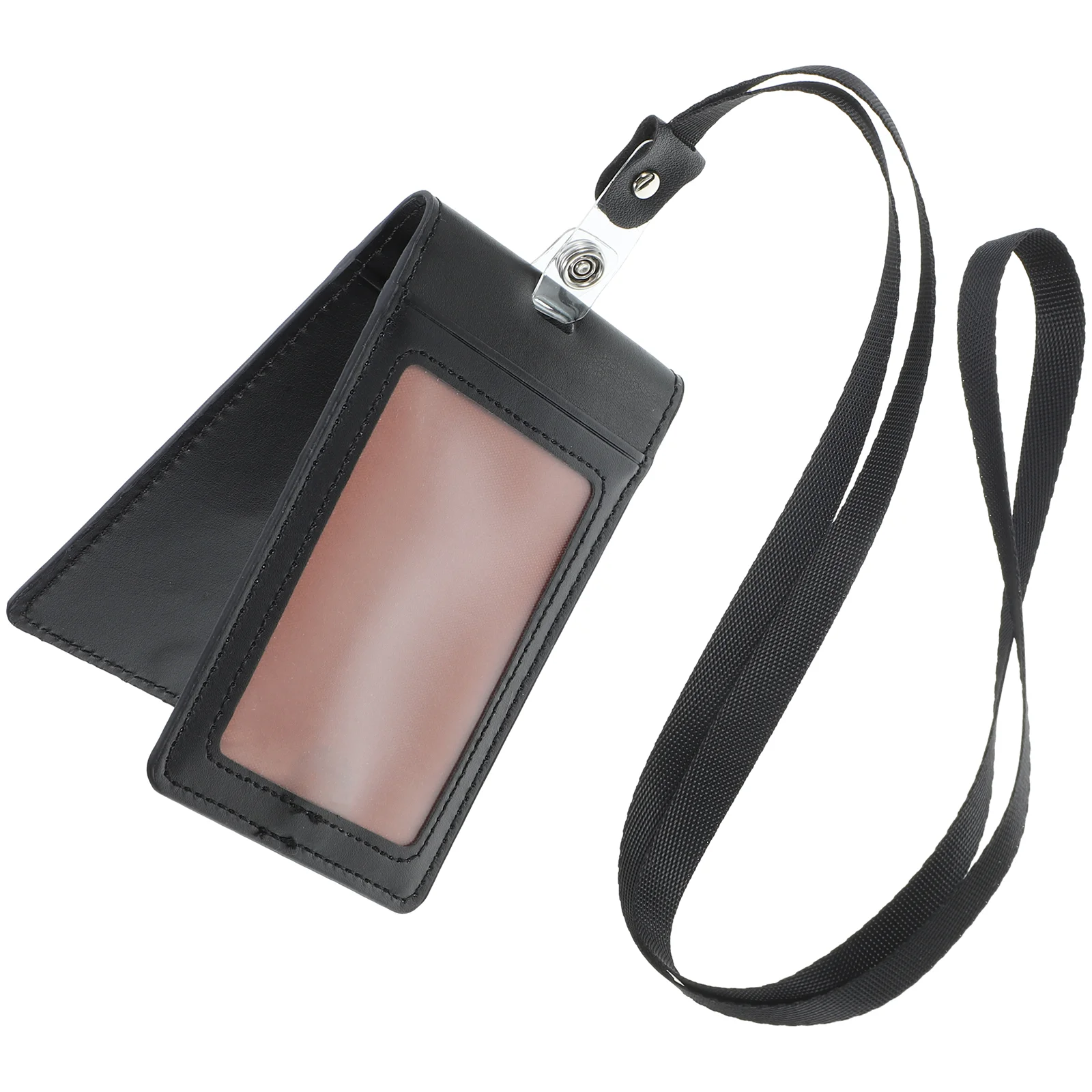 

ID Card Holder Vertical Badge Sleeve Holders Badges for Women Work Cards Cover Sleeves