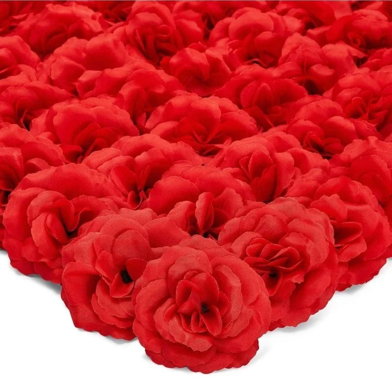 12 Stücke Künstliche Rose Blume Kopf Künstliche Blume Kein Stiel Gefälschte Seide Rose 3D Schmetterling Hochzeit Party Baby Dusche DIY wohnkultur – Detail 9