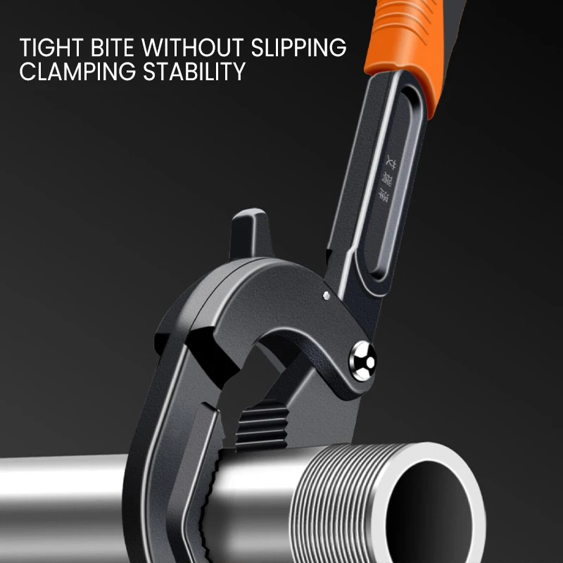AIRAJ Wrench High Carbon Steel Multi Functional Adjustable Self Locking Ratchet Open End Wrench Manual Repair Tool 4