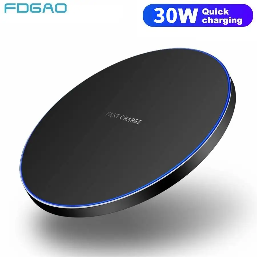 Fdgao 30W Caricatore Senza Fili Per Iphone 14 13 12 11 X Xs Xr 8 Airpods 3 Pro Di Tipo C Veloce Di Ricarica Pad Di Base Per Samsung S21 S22