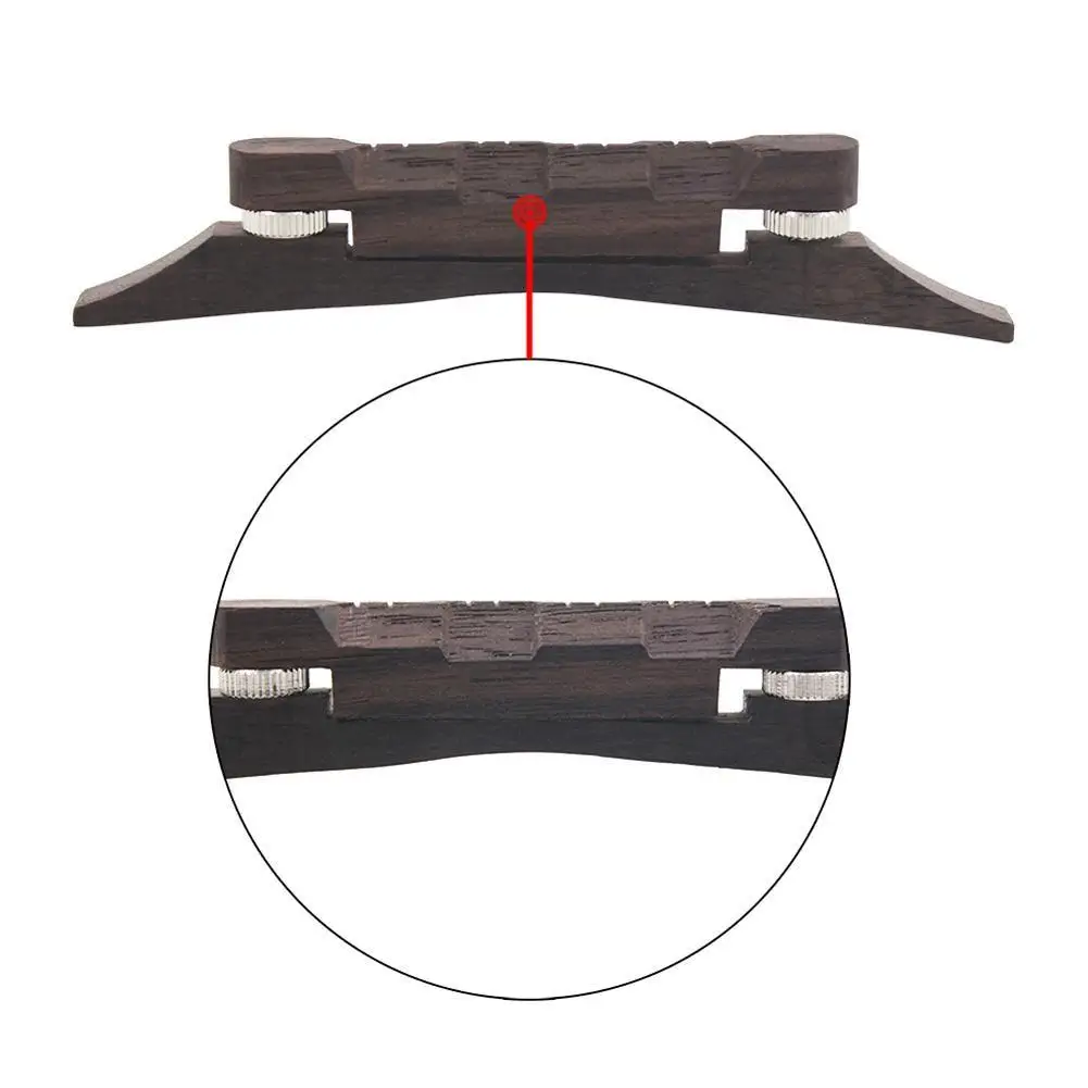 Universal Adjustable Mandolin Bridge Rosewood Lightweight Musical Instruments mandolin guitar tailpiece