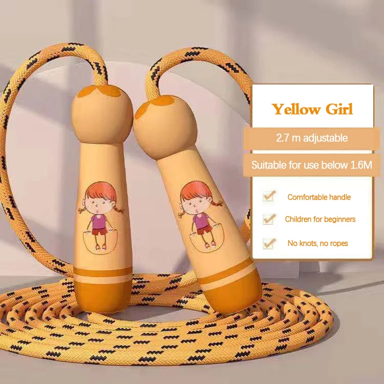 Corda per saltare in legno con Animali, set da 3 - Giochi In Legno
