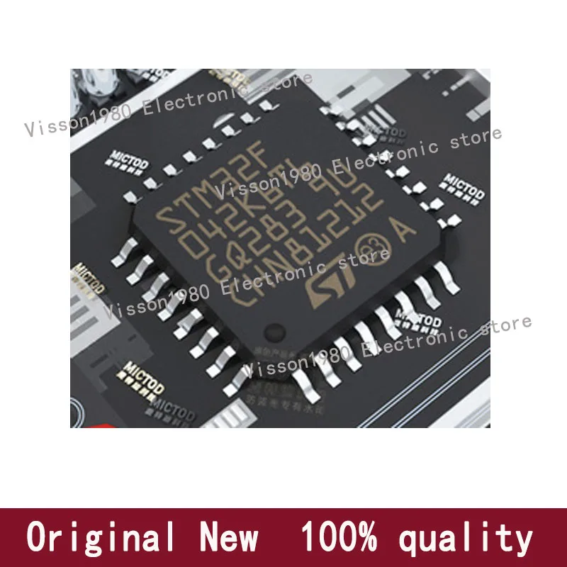 

100% New Original STM32F042G6U6 STM32F042K6U6 QFN28/32 STM32F042K6T6 STM32F042C6T6 QFP32/48 STM32F042F4P6 STM32F042F6P6 TSSOP20