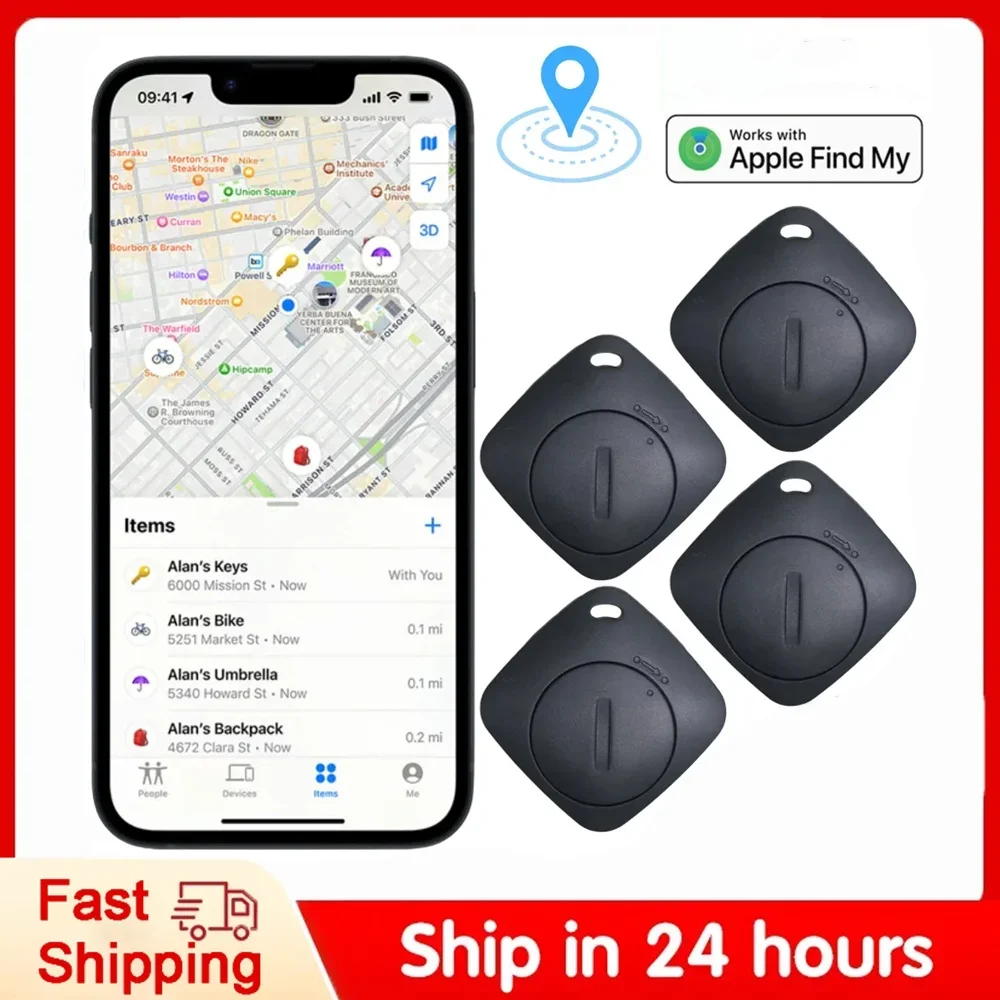 Bluetooth Key Finder Airtag Work with Apple Find My Global Network Smart Air Tag Tracker Gps Locator for IOS for Pet
