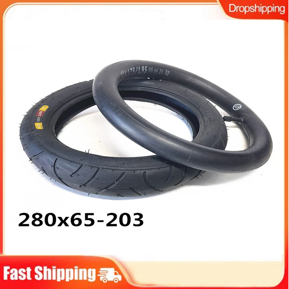 

Discount ! 280X65-203 12 Inch Inner Outer Tires Electric Scooters jogging Stroller Rear Tyre Inner Tube E-scooter Accessories