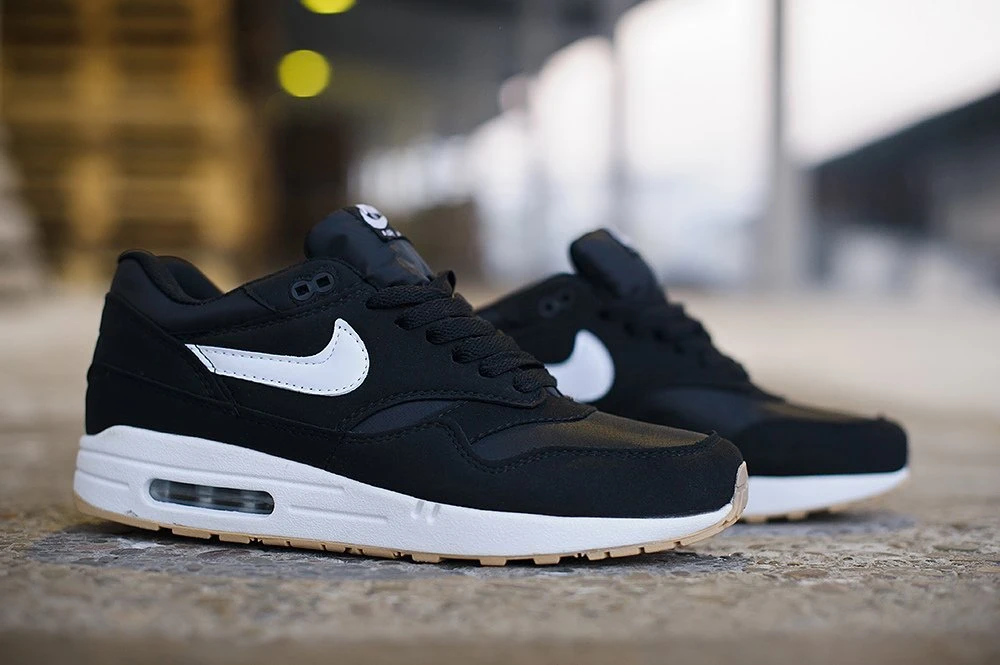 Paso Ligadura aprender Zapatillas Nike Air Max 1 para hombre, color negro, demisezon|Calzado  vulcanizado de hombre| - AliExpress