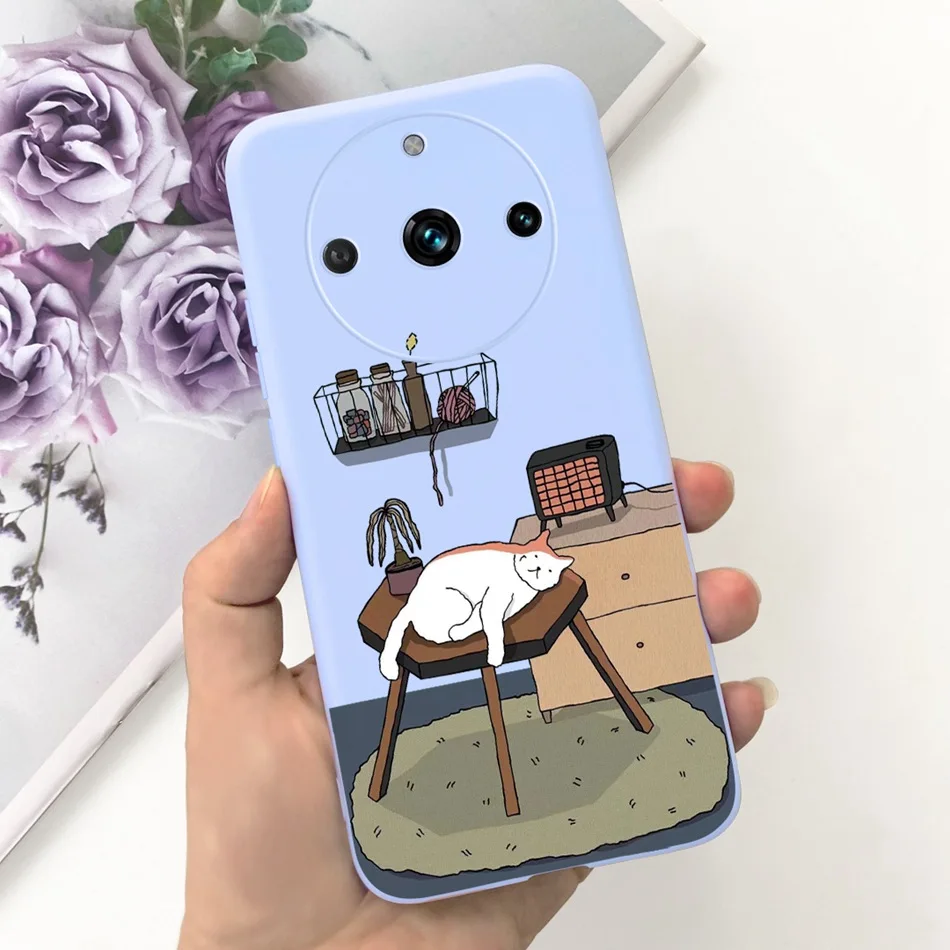 Fashion Moon Design Soft Silicon Protective Phone Case