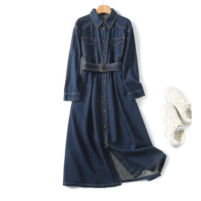 Vestido Camisero Amazon Vestidos Vaqueros Mujer Vestido Camisero