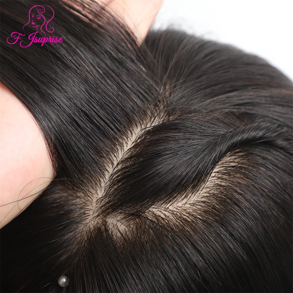 Silk Top Human Hair Closure 5x5 Silk Base Lace Closure Brazilian Straight Human Hair Closures Pre Plucked Natural Color Hairline