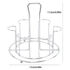 Metal Glass Cup Storage Rack For Water Mug Draining Drying Organizer Drain Holder Stand Useful Home Kitchen Supply 6