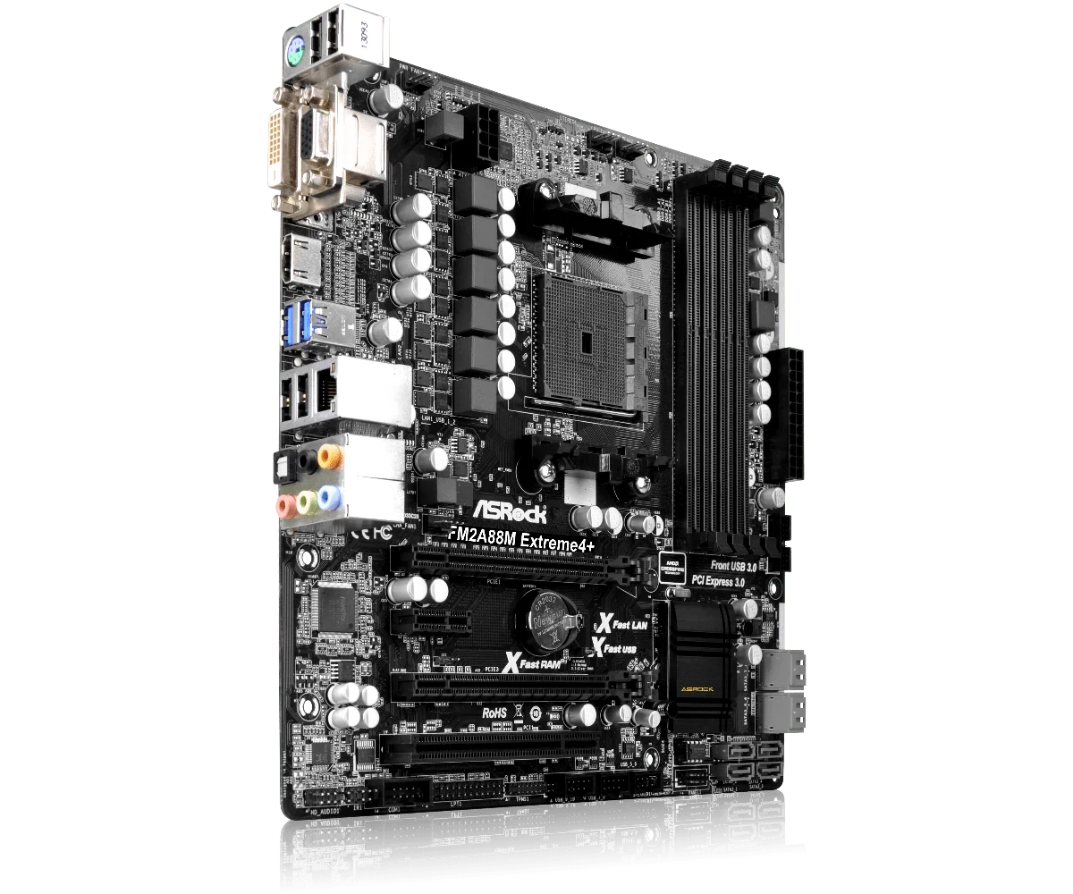 Asrock-placa-mãe Fm2a88m Amd A88x A88 Ddr3 64gb Pci-e 3.0 Sata Iii Usb 3.0 Micro Atx - Imagem 5