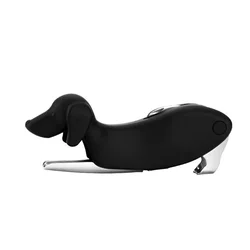 Premium Dog Wine Bottle Opener with Foil Cutter and Customized Gift Corkscrew - Includes Free Shipping (Black Dog)