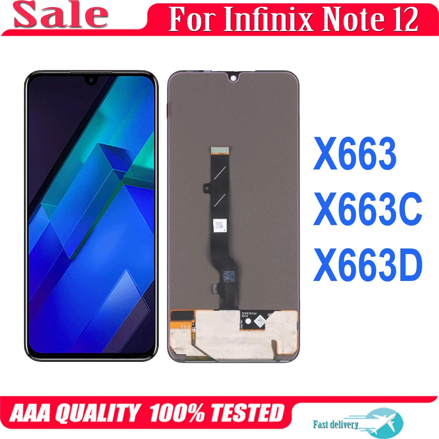 AMOLED For Infinix Note 12 5G 2023 X676C X663 X671 LCD Note12 Pro 5G X676B  Display Touch Screen Digitizer Assembly - AliExpress