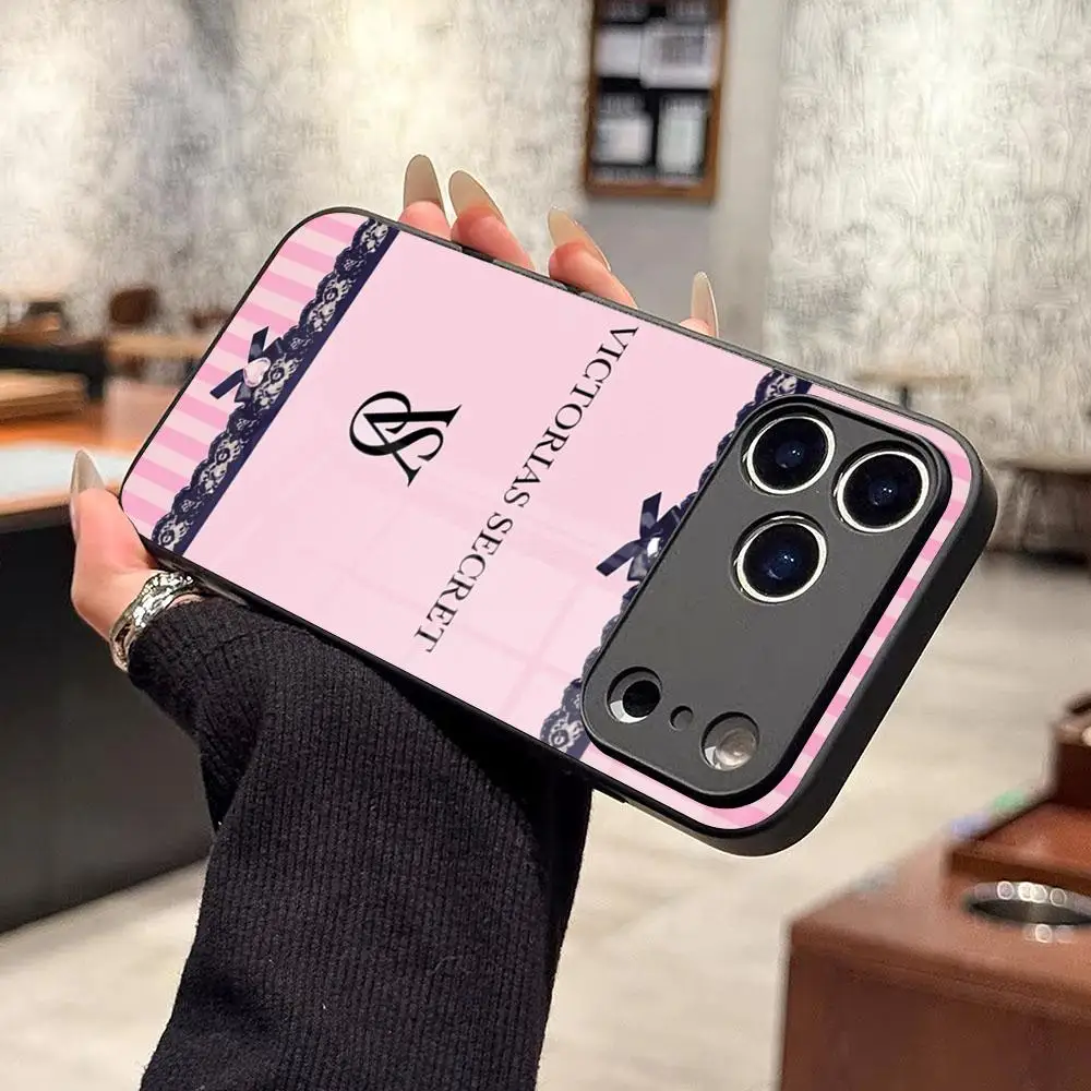 Victorias Pink Secret Premium Phone Case with Glass Cover