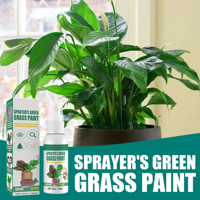 30 Ml Kerti Növényi Javító Permetező Növény Zöld Spray -Festék Kertész Szerszám Cserepes Levél -Ügynök Reparador De Hoja Verde - Image 2