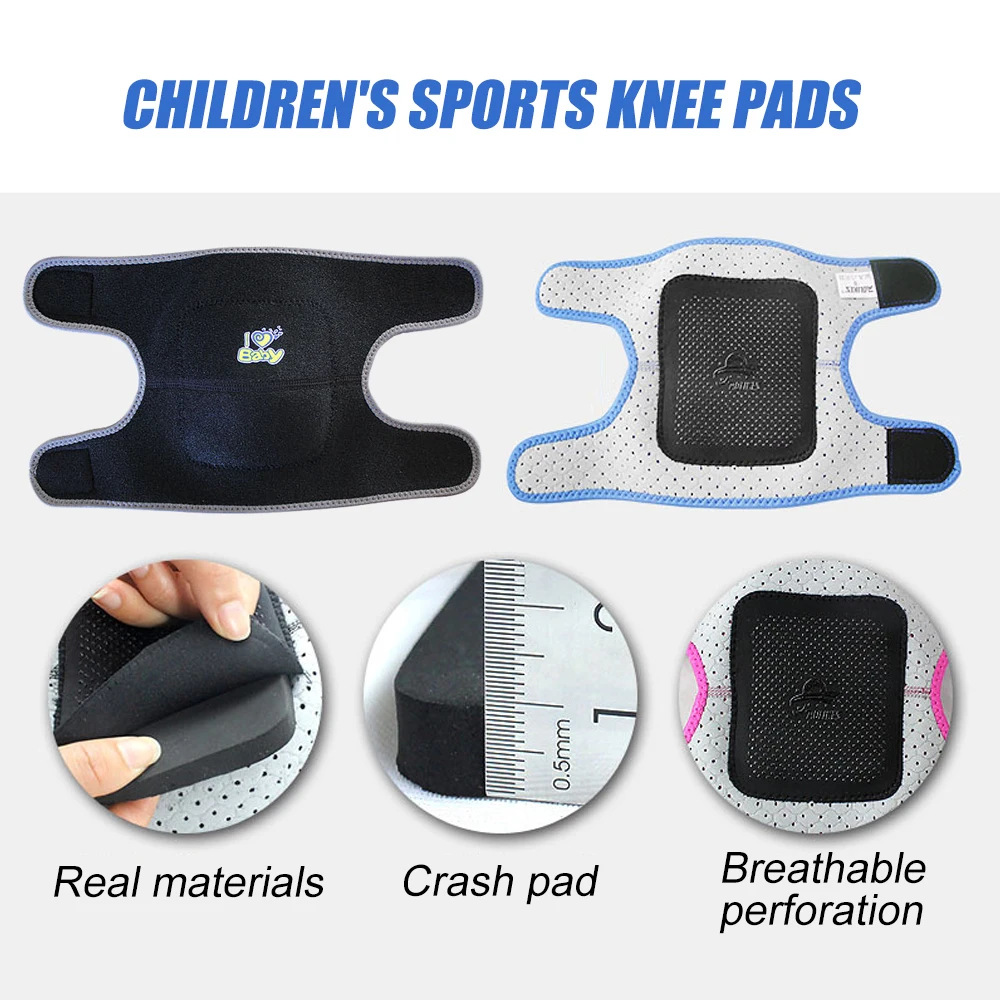 Knee Pad 1Pair Kids Soft Knee Pads for Gym Yoga Workout Training Football Volleyball Dance Skating Basketball Sports Protector Work Gear