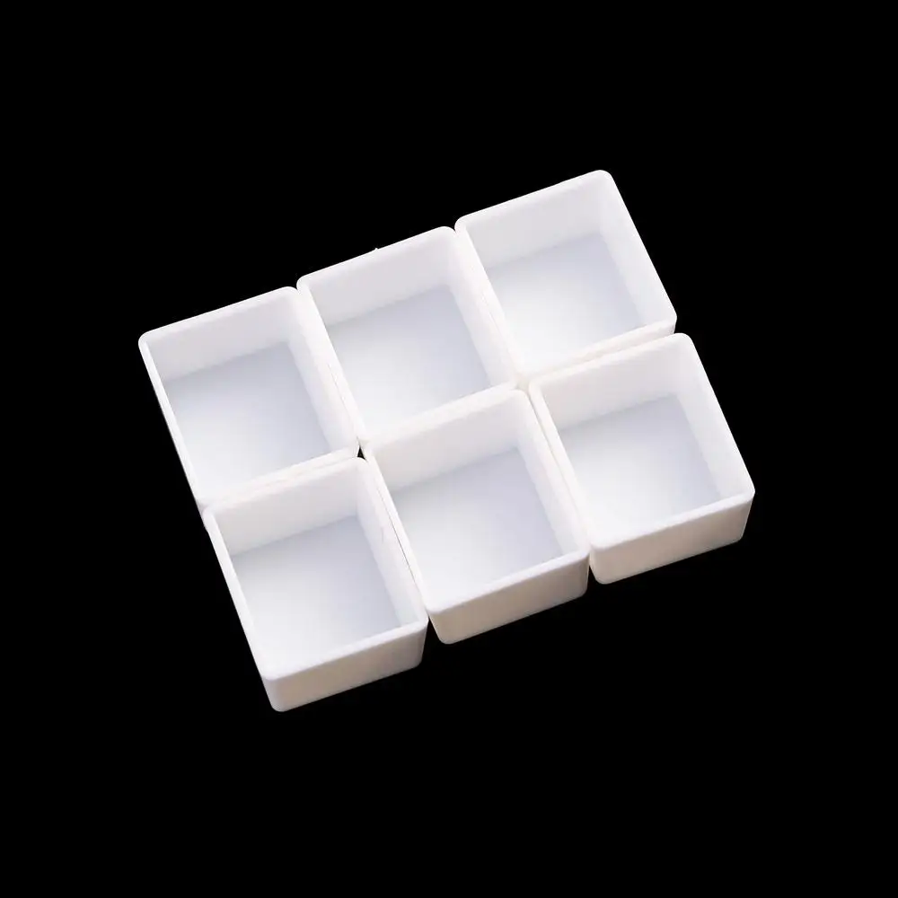 Description Picture 2 of item6/12/24/48pcs 2ml Artists Plastic Half Pans Watercolor Paint Grid Art Supplies Paint Palette Painting Supplies