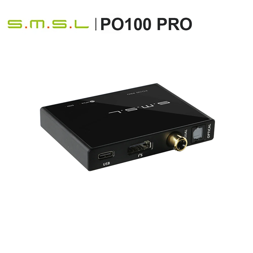 

SMSL PO100 PRO USB Digital Interface MQA Decoding DSD64 XOMS XU316 Optical Coaxial DSD512 I2S Output 32bit 768Khz for PS5 Switch