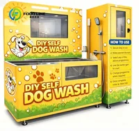 Distributeur automatique de lavage pour chiens en libre-service personnalisable avec paiement par carte de crédit et code QR pour les animaleries et les parcs 1
