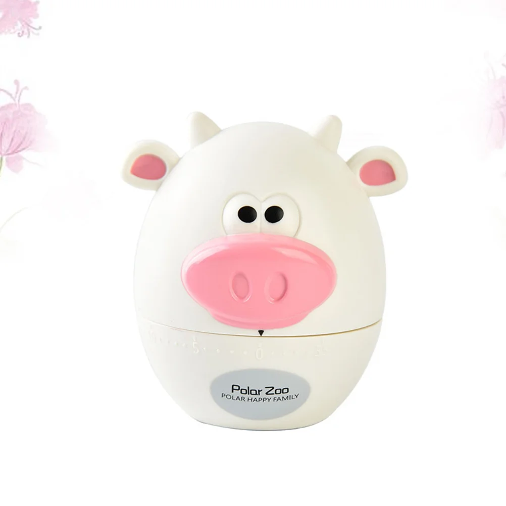 and Simple Cow Shsped Cartoon Kitchen Mechanical Timer for Kitchen Restaurant Cooking Timer Kitchen Timer