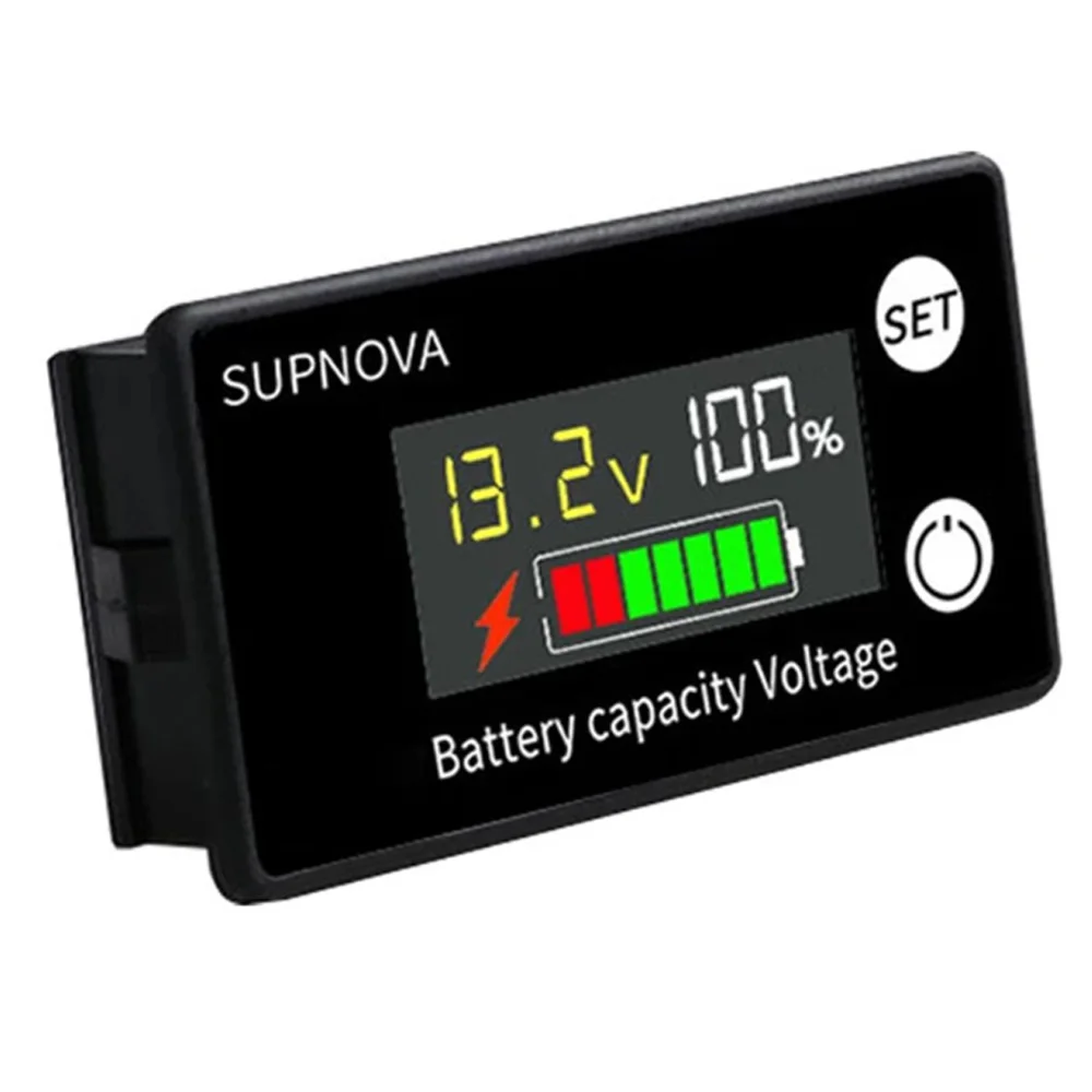 Dc 12v 24v 48v Battery Voltmeter Dc 8v100v Capacity Indicator Power