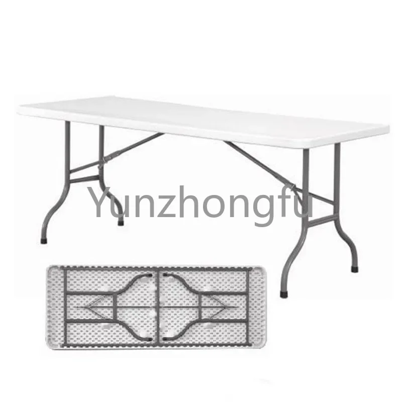 outdoor plastic mesa plegable 6ft dining foldable table banquet party picnic camping folding and chair for events