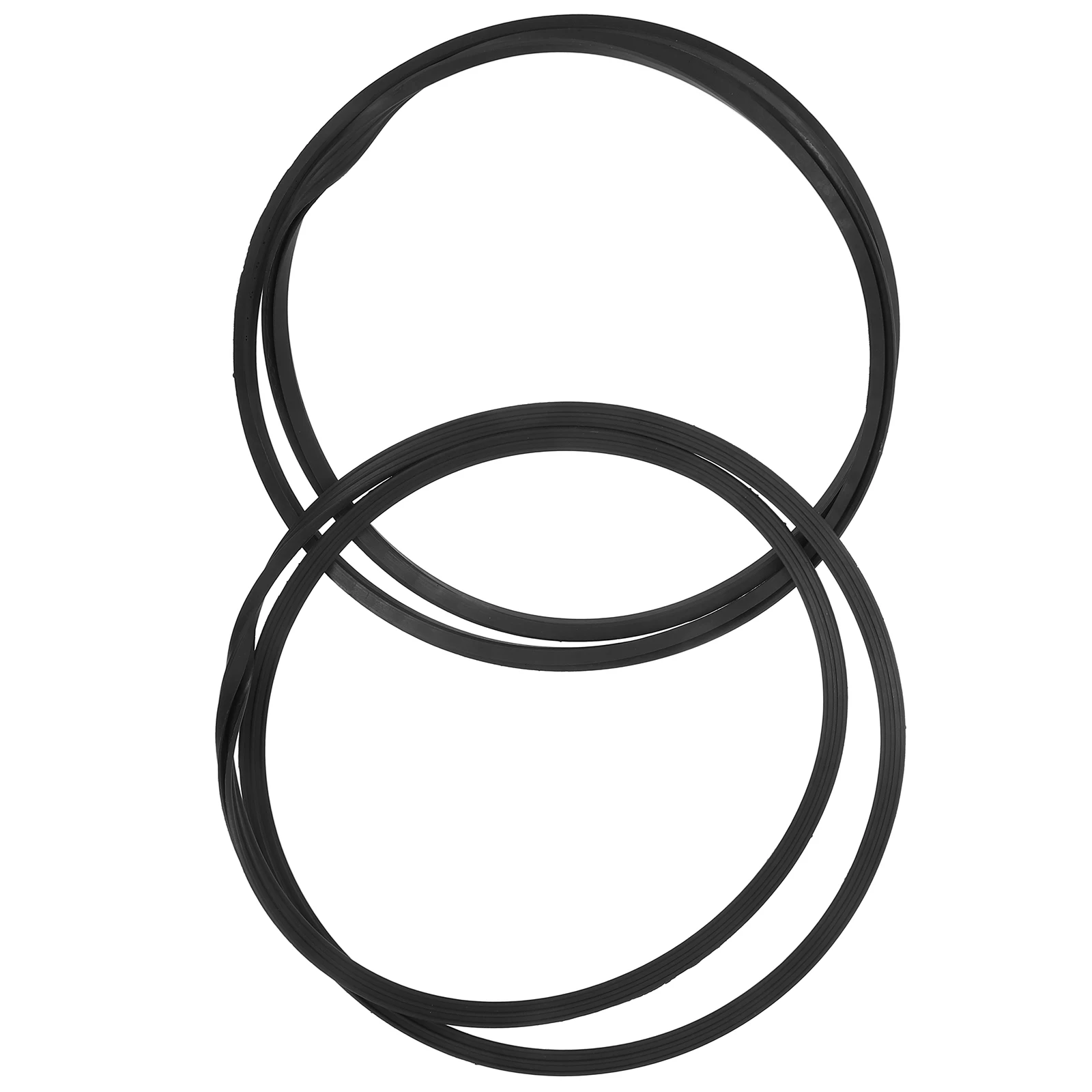 2pcs Salon Chair Accessories Rubber Base Ring Floor Protective Hair Stylist Equipment Styling Chair Attachment Barber Station