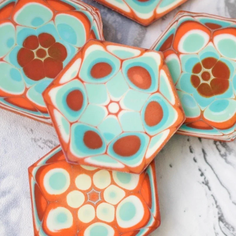Kaleidoscope Handmade Aromatherapy Soap Flowers Flake Render Cold Making Essential Oil Soap Mold DIY Creative Modeling Mold