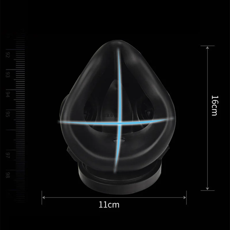 New Half Face Black Gas Mask Respirator Natural Rubber Work Safety Mask Polishing Welding Pesticide Spraying Breath gas mask gas respirator face respirator half face respirator mask