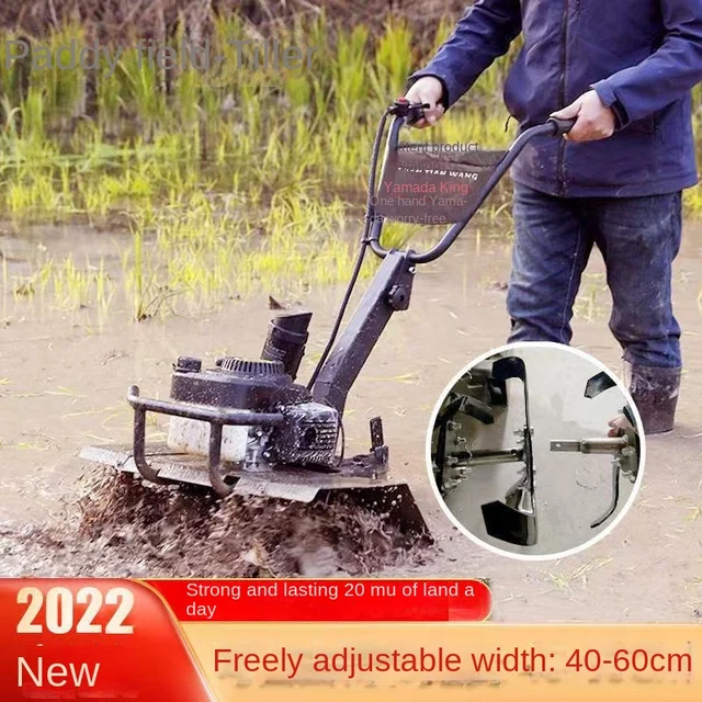 Yy Nagy Teljesítményű Szántóföldi Föld Benzin Talaj Fordulása És Gyomlálási Rotációs Talajnyílás Nyílása Szántó Ripper - Image 2