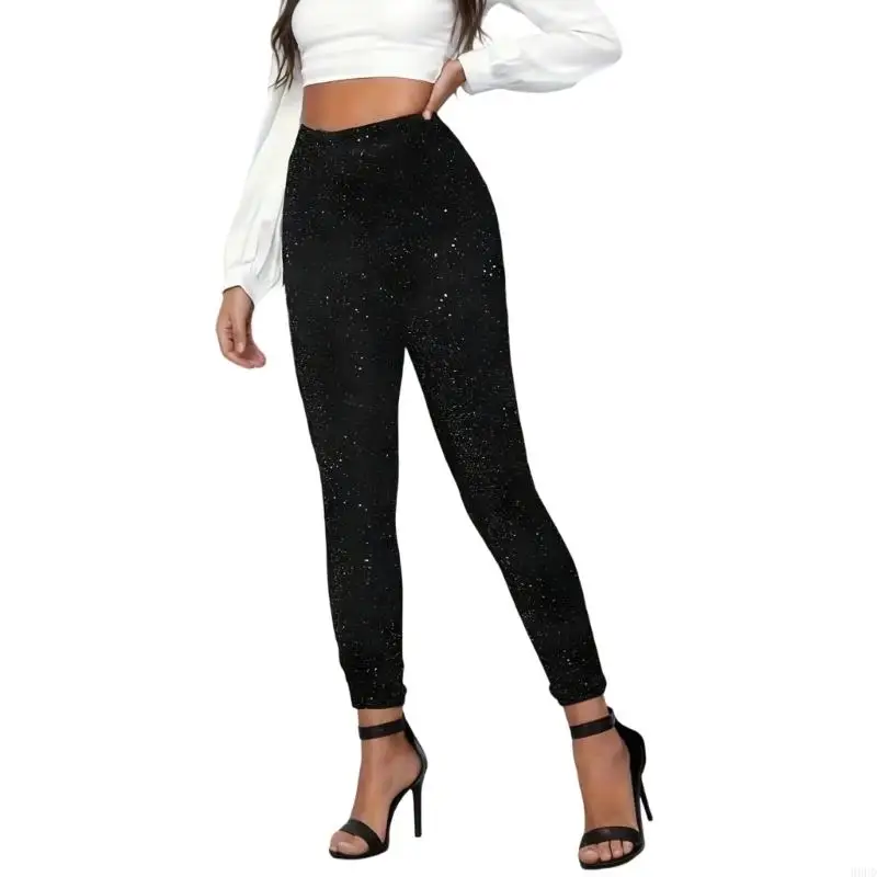 69HD Gym-Leggings mit Farbverlaufsdruck, elastische Fitnesshose, bequeme, atmungsaktive Stoff-Trainingshose für Lauf-Fitness – Detail 2