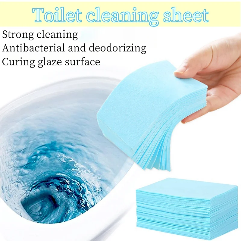 30pcs Concentrated Floor Cleaner Water Soluble Cleaning Sheet Mopping Wiping Wooden Floor Tile Toilet Household Floor Cleaner Sheets