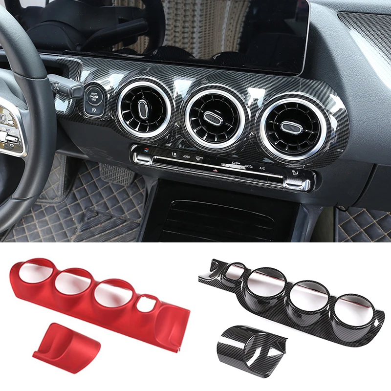 

For Mercedes-Benz B Class W247 2020 Front Center Console Air Condition A/C Vent Outlet Panel Trim Car Interior Accessories